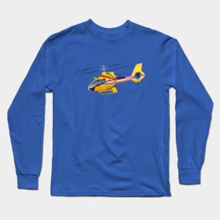 Cartoon helicopter Long Sleeve T-Shirt